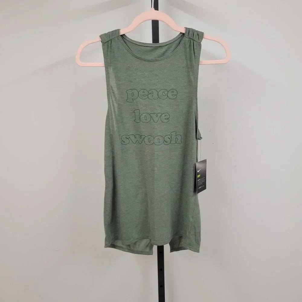 NIKE Peace Love Swoosh  Tank